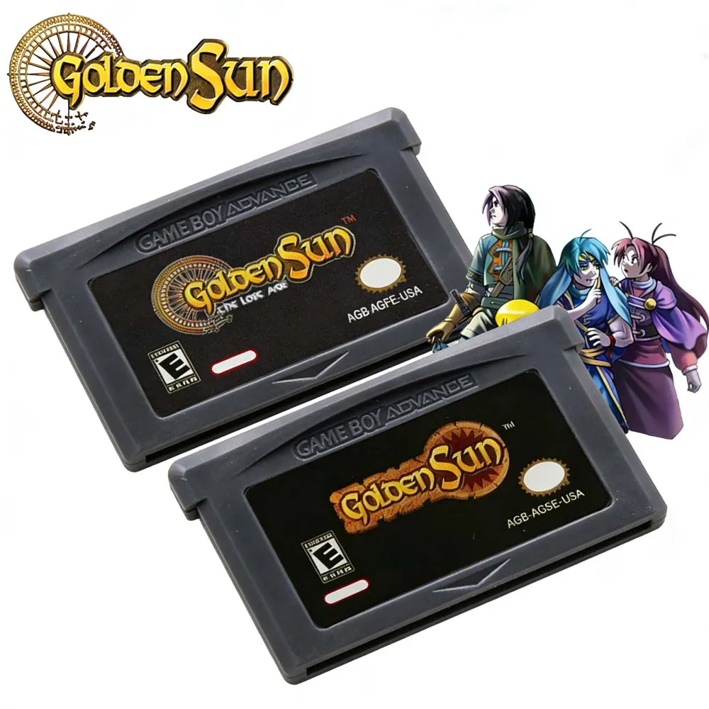 

Video Card Golden Sun / The Lost Age Cartridge for GBA SP NDS NDSL English Console Tool