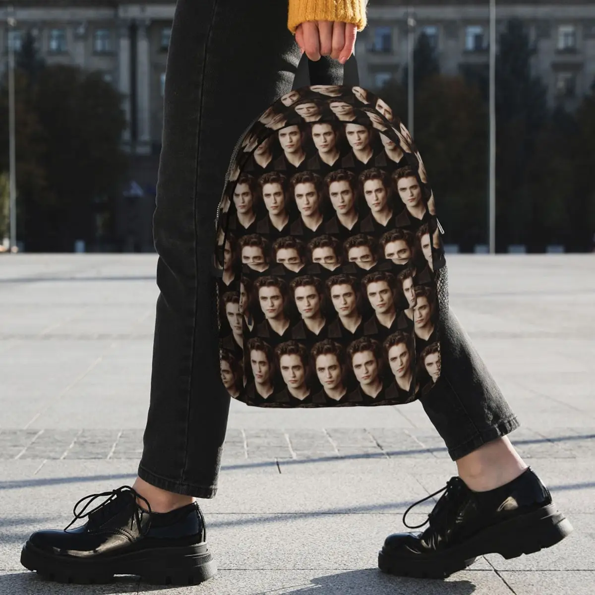 Edward Cullen Twilight Backpack Student BookBag Children School Bag Computer Shoulder Bags for Men Women