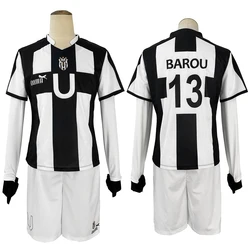 LOUN Blue Lock Manga Anime Cosplay Costume avec perruque, Miko Barou, Aiku Sendou, Snuffy Icons, Aryu, Rose Net Football Uniform, Halloween, Salle de bain