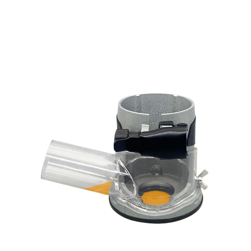 Aluminum alloy dust cover trimmer vacuum base, woodworking tools multi-functional accessories Daquan