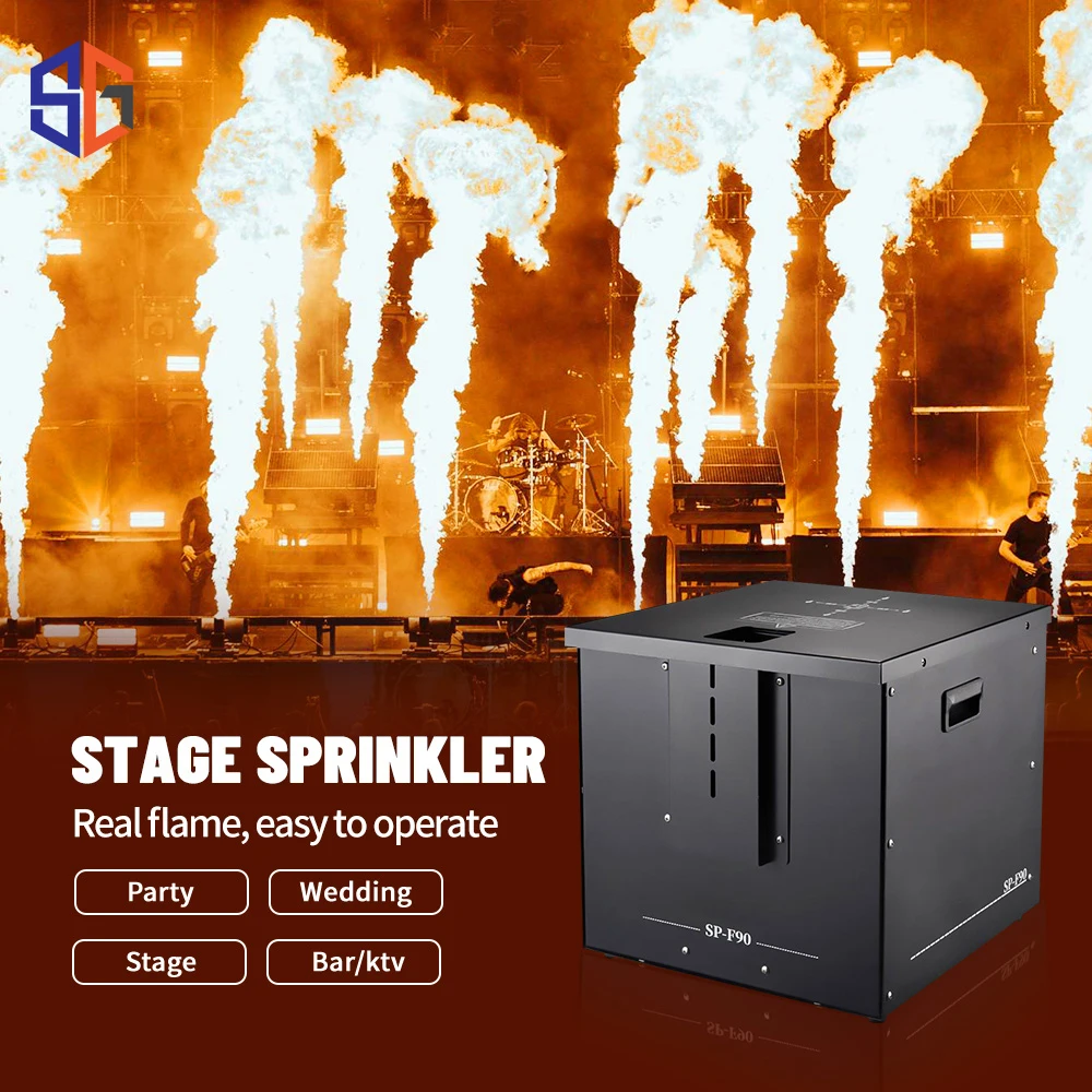 

Professional High-Altitude Waterproof Flame Machine DMX512 Remote Control Outdoor Flamethrower For Disco Concerts Stage Party