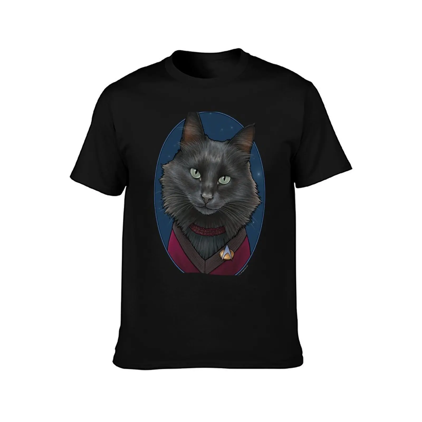 Star Trek Troi Cat Formation T-Shirt Clothing oversized t shirt men clothes