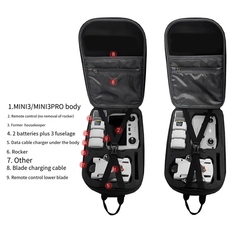 Сумка для DJI MINI 3 PRO, чехол для хранения, рюкзак, нагрудная сумка, портативная модная коробка для Mini 3 Pro, сумка через плечо, аксессуары