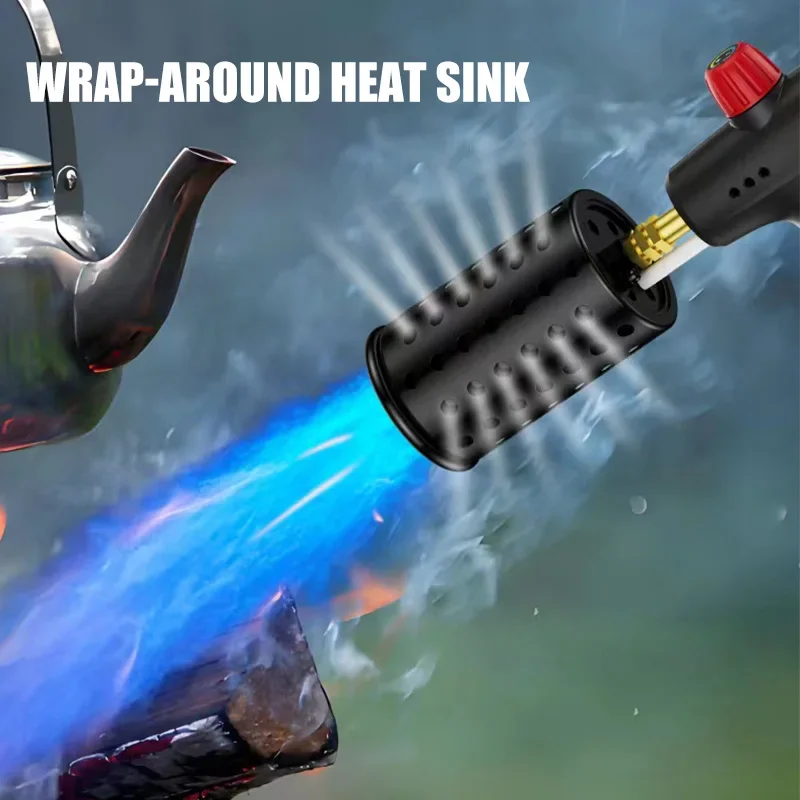 متعددة الوظائف لهب قاذف قطر كبير الفولاذ المقاوم للصدأ لهب قاذف خرطوم قفل أمان تصميم خزان الغاز البروبان شواء في الهواء الطلق