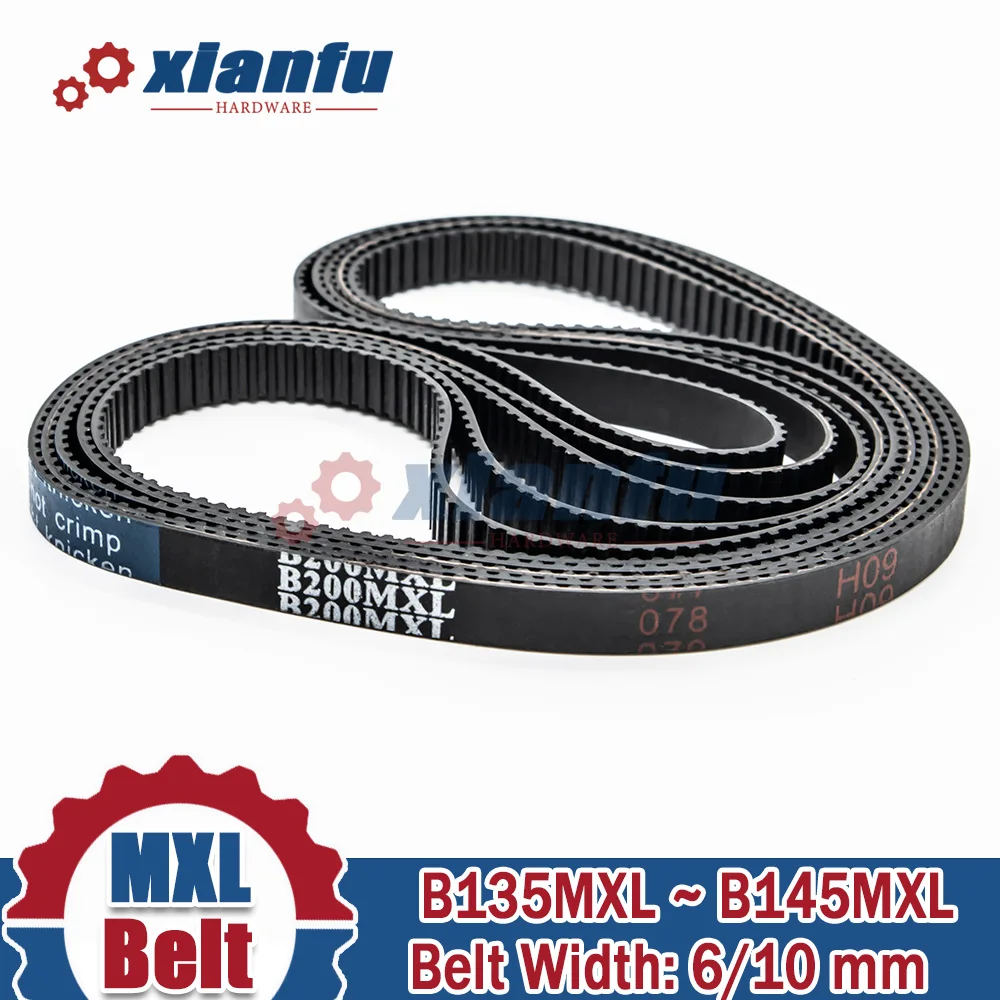 MXL Timing Belt B134MXL B136MXL B137MXL B138MXL B139MXL B140MXL Pitch 2.032mm B142MXL B143MXL B144MXL B145MXL Rubber Width6/10mm