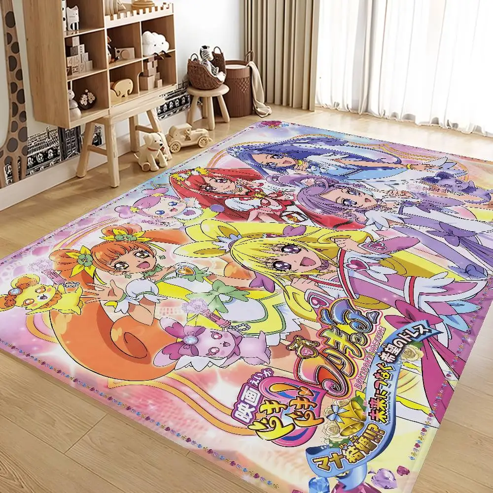 Smile Precure Anime Kitchen Mat Cheaper Anti-slip Modern Living Room Balcony Printed Modern Home Decor