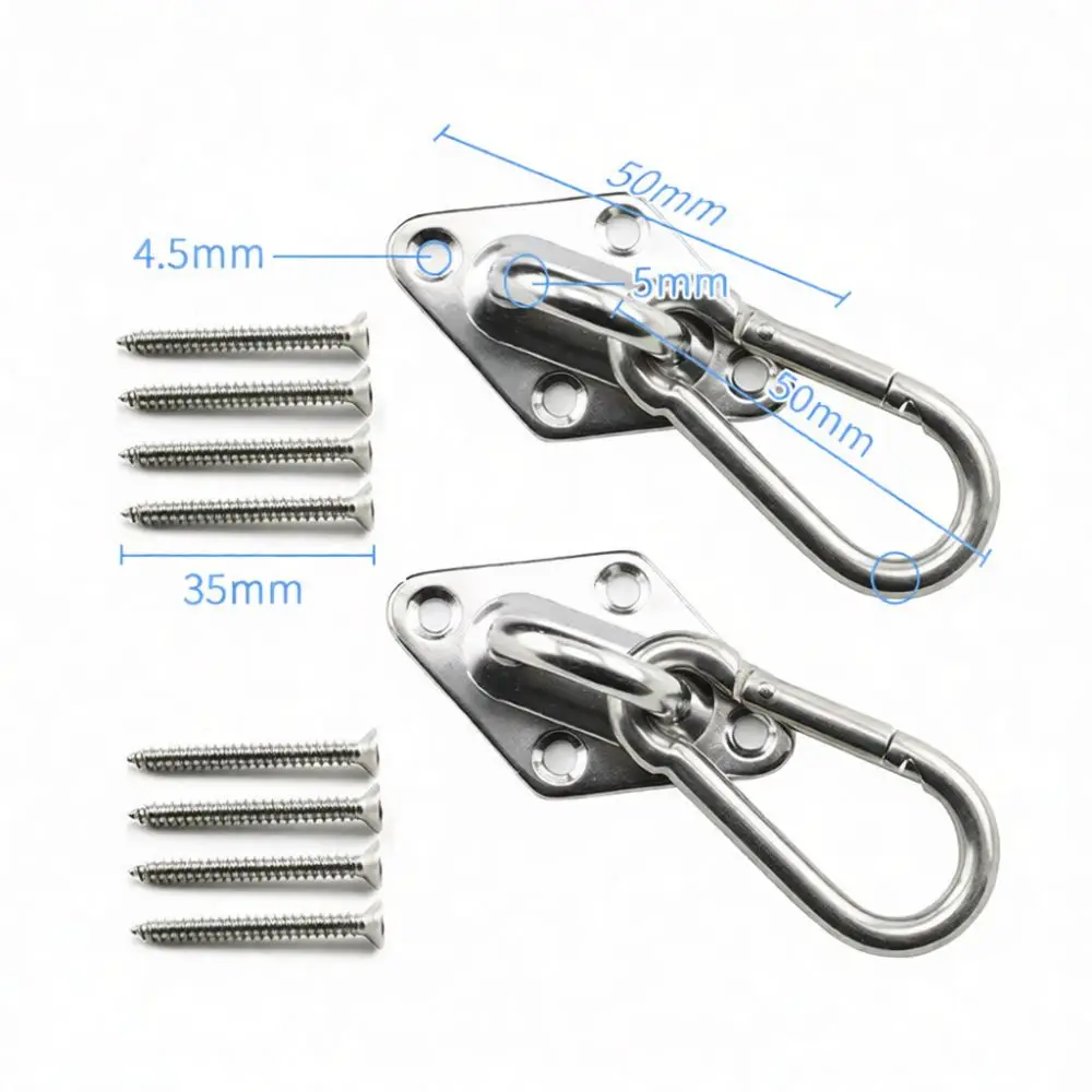 Stainless Steel Ceiling Hook For Hanging Hammock Chair Swing Sandbag Yoga Suspension Mounting Hardware Bracket