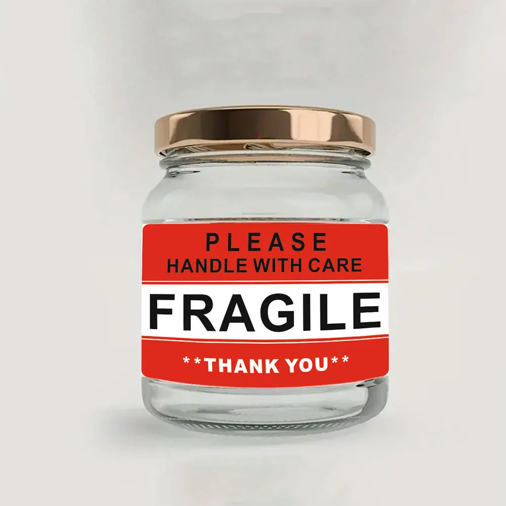 

20 Sheets Fragile Warning Stickers Clear Adhesive Shipping Labels For Packaging Protection Fragile Items Glassware Electronics