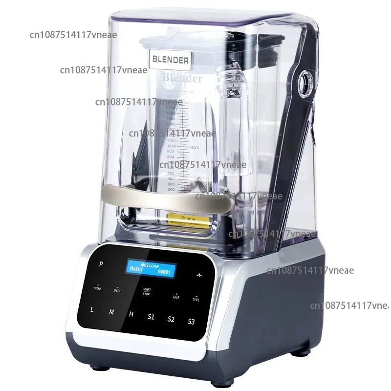 Commercial K69 2L Stainless Steel Blade Professionnel Smoothies Milkshake Blender 2200W 9-Speed CNC Touch Screen Milk Tea