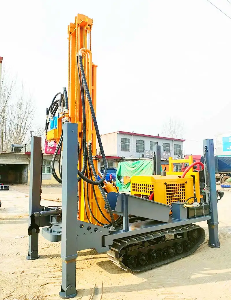 Customized Underground Borehole Machine Equipment Pneumatic Portable 200m Deep Hole Water Well Drilling Rig