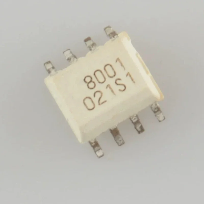 10pcs FOD8001 SOP-8 SMD, Optocoupler, High Speed Optocoupler 25mbs 8001