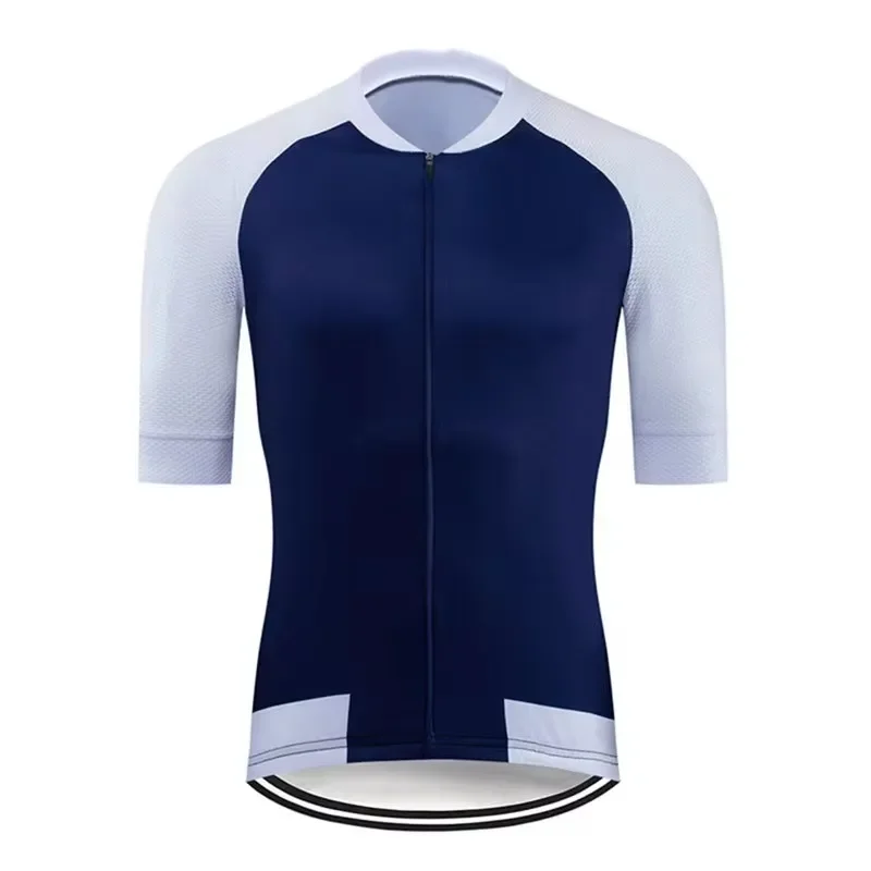 

2024 Pro Team Summer Men Cycling Jersey Clothes Bicycle BIke Downhill Breathable Quick Dry Reflective Shirt Short Sleeve