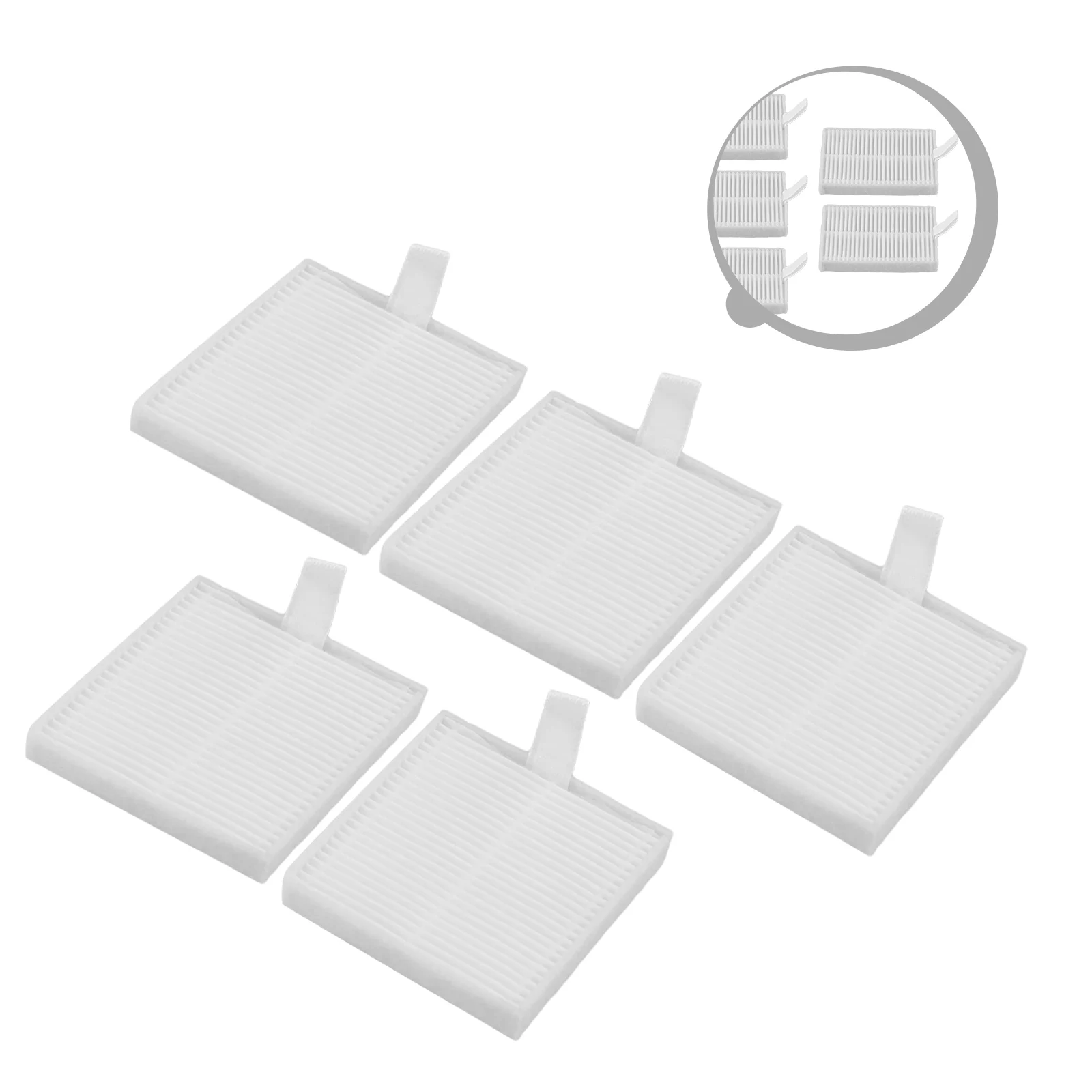 

5 Pcs Filter Kit For Roomba For Combo For Essential Robot Vacuum Cleaner Parts Vacuum Cleaner Accessories Filter Screen