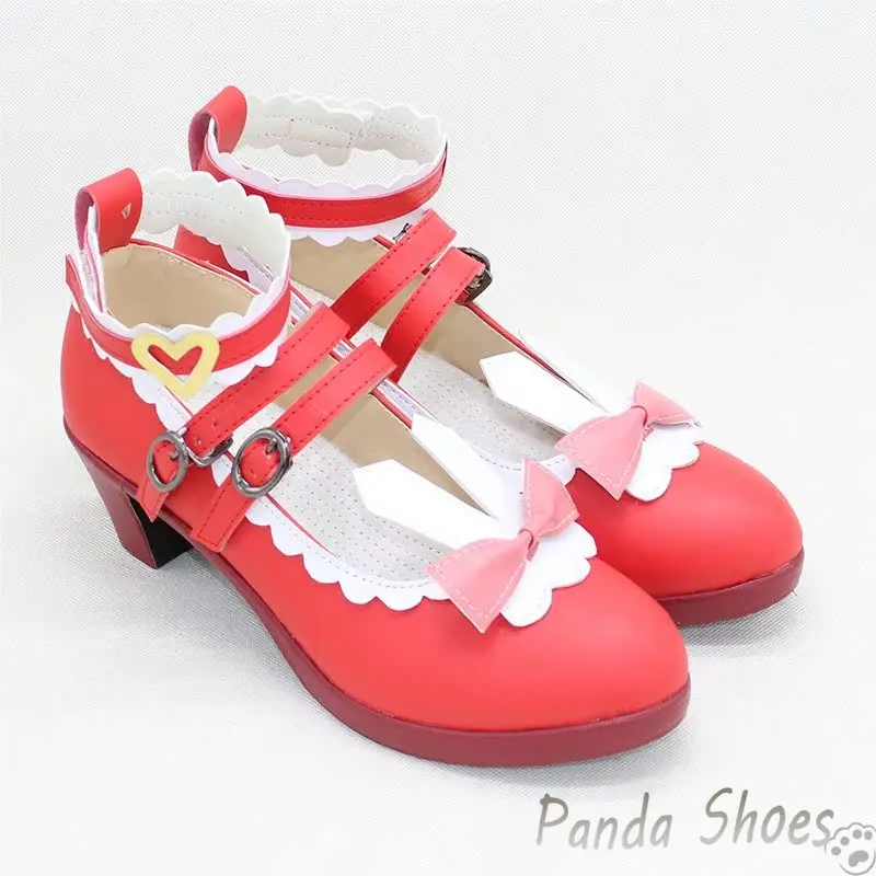 Game Rebellion Totoki Airi Cosplay Shoes Anime Cos Comic Cosplay Costume Prop Shoes for Con Halloween Party