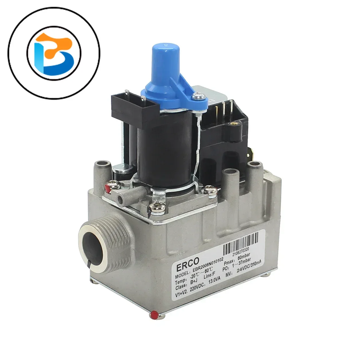 

ERCO EBR2008N 010102 Газовый клапан 24 В, пропорциональный клапан с прогрессивным двигателем для газовых настенных котлов, детали котла