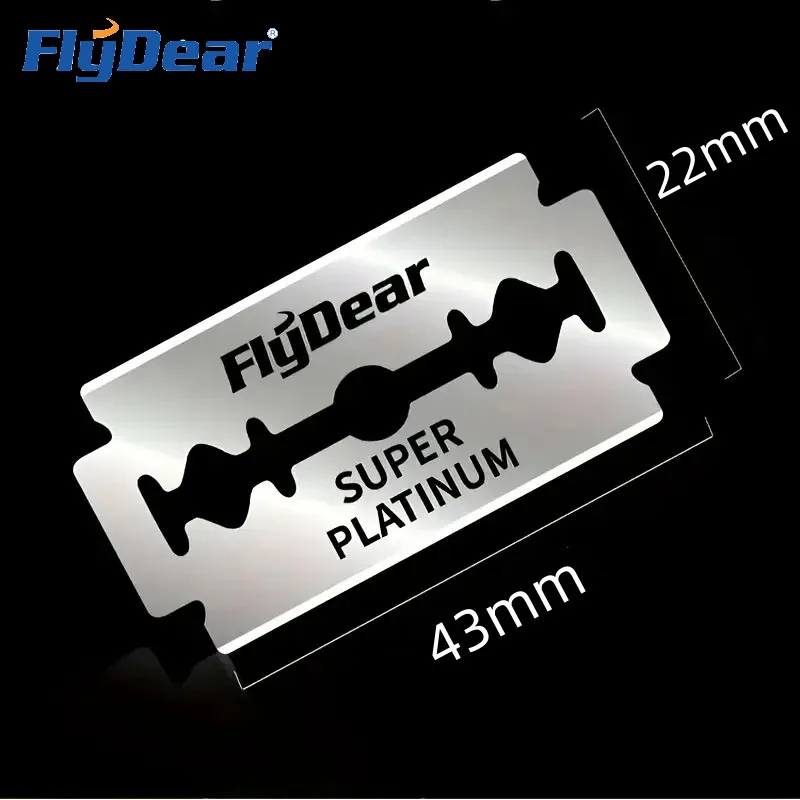 FLYDEAR 10-1000 قطعة شفرة حلاقة مكشطة من الفولاذ المقاوم للصدأ للتنظيف دون الصدأ ماكينة حلاقة الرأس المدمجة والمحمولة للرجال الأصلع #5