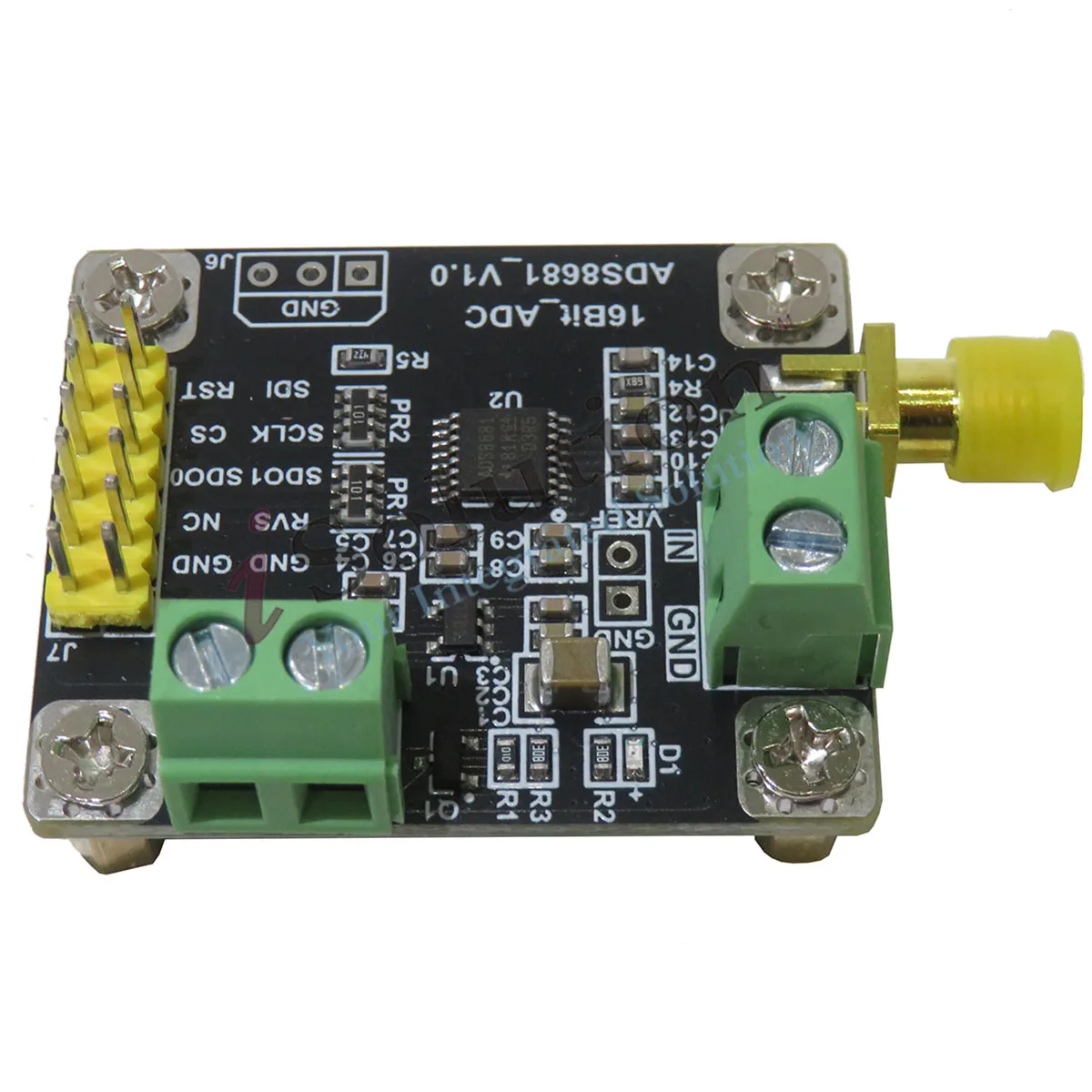 ADS8681 analog-to-digital converter 16 bit ADC data acquisition module sampling rate 1MSPS single-stage and two-stage