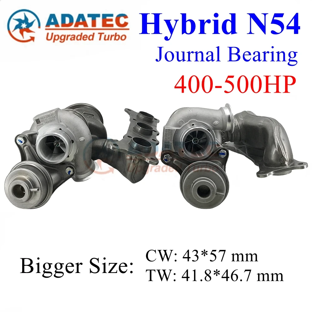 

Hybrid N54 Turbo Journal Bearing 400-500HP 49131-07030 49131-07040 11657593020 Upgrade Turbine For BMW N54 Upgarde Turbo for BMW