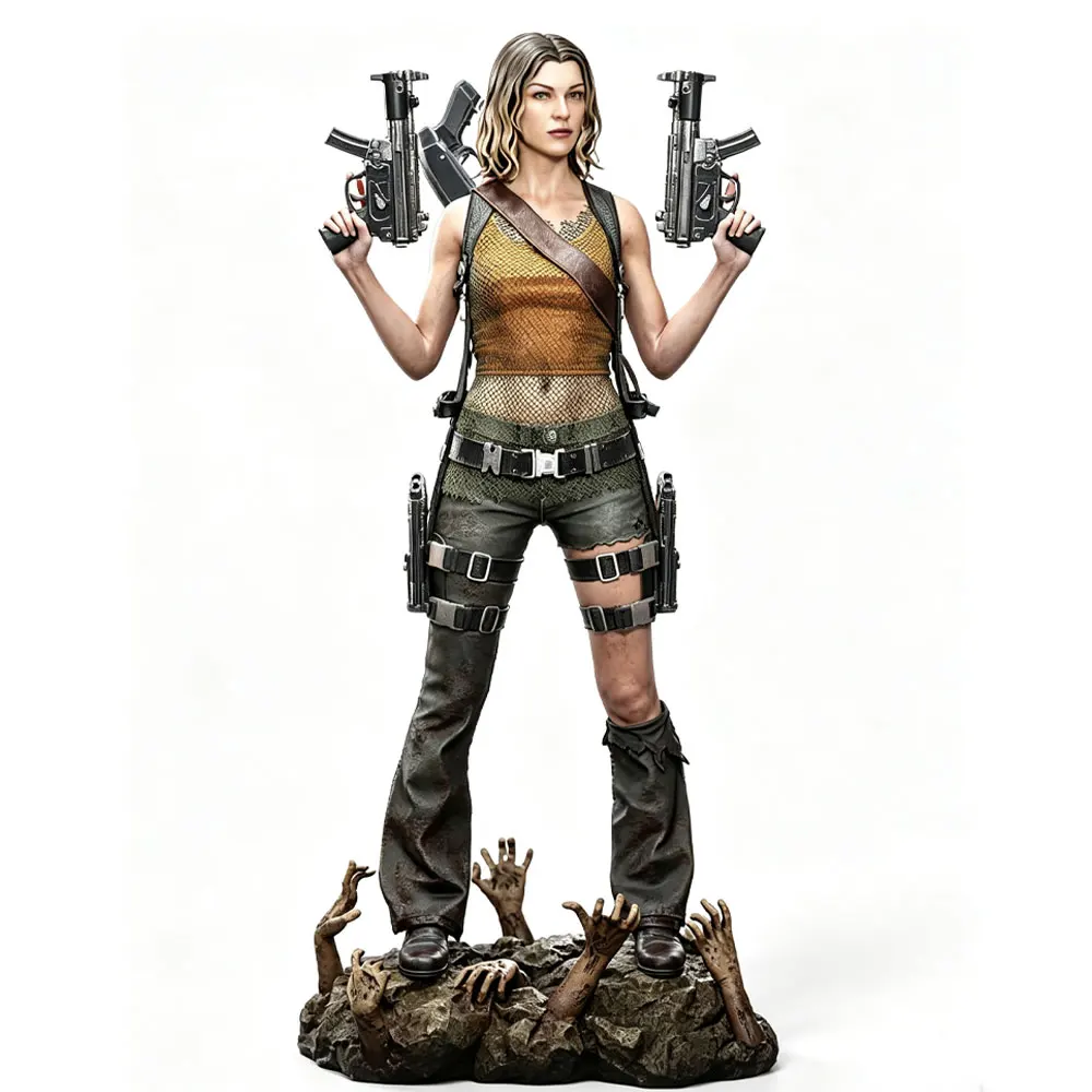1/24 75mm Female Warrior Resin Model Kits  3D Printed Gray Model Figurine DIY Doll Model Unassembled And Unpainted