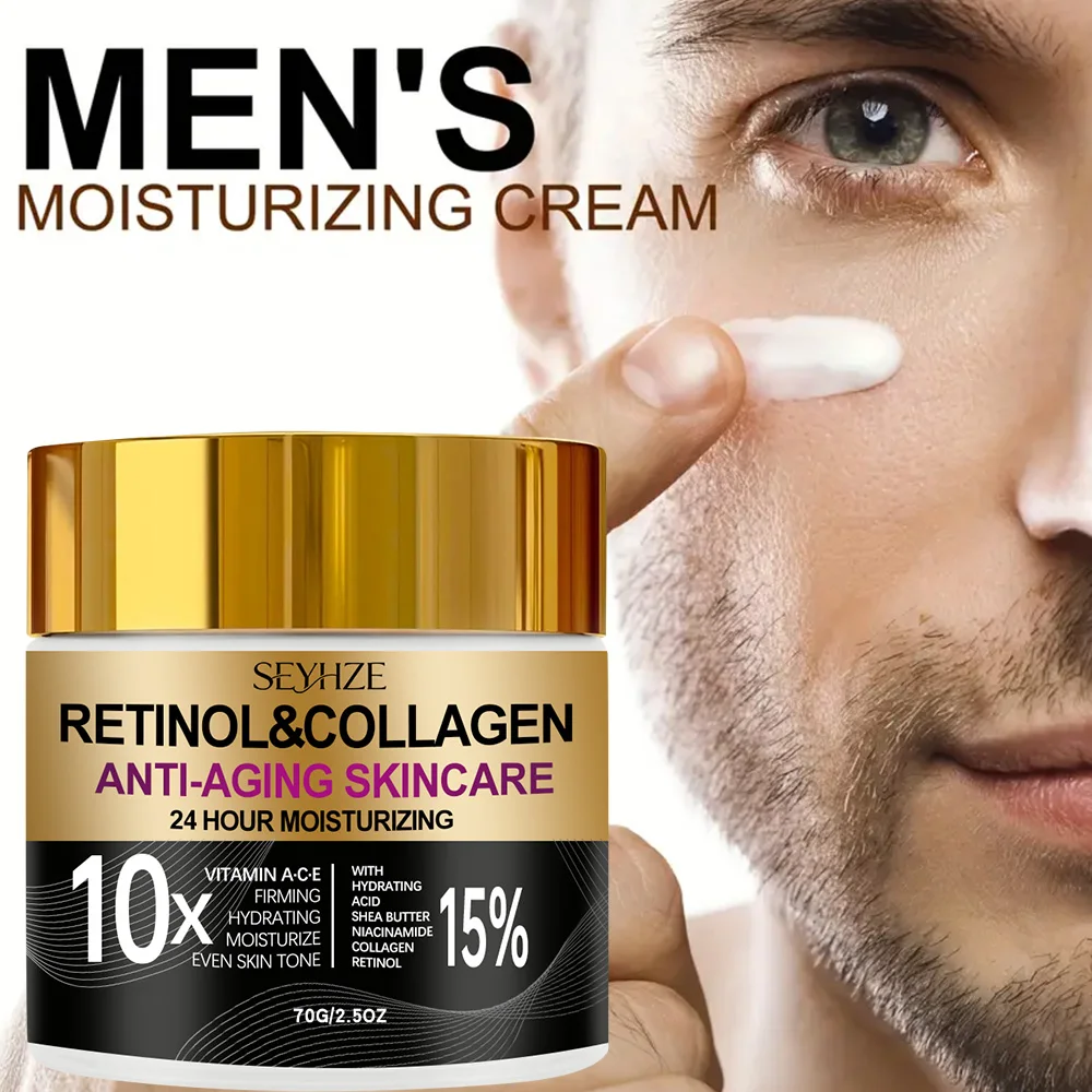 SEYHZE Retinol Collagen Moisturizing Day And Night Cream 15% Vitamin a B C E Shea Butter Hyaluronic Acid Niacinamide Plant Extra