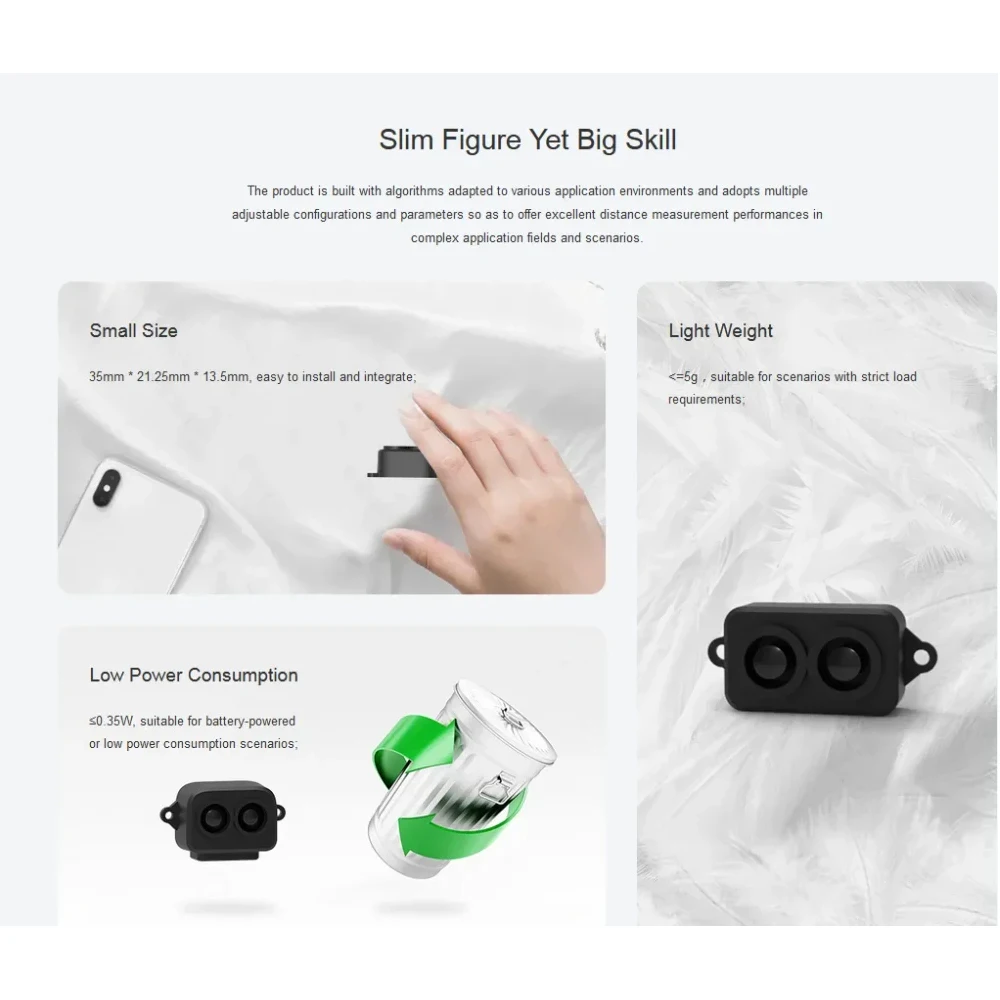 1 peça/2 peças/4 peças tf-luna lipar range finder sensor micro módulo de alcance com cabo 6p 1.25mm peças uart/iic para drone