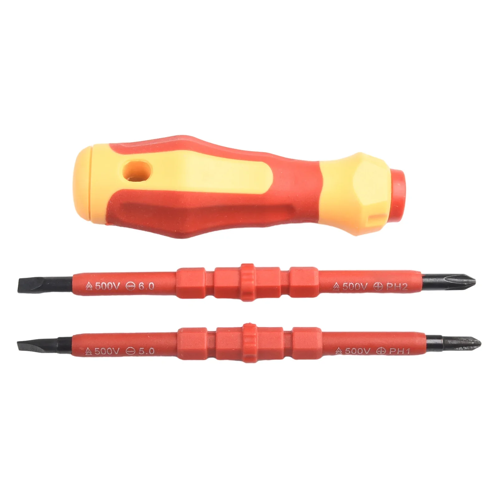 3PCS Multi-Purpose PH1 PH2 SLOTTED Cacciaviti a croce Bit 15.8 centimetri Set Elettrico Per Elettricista Riparazione Utensili manuali 112 millimetri