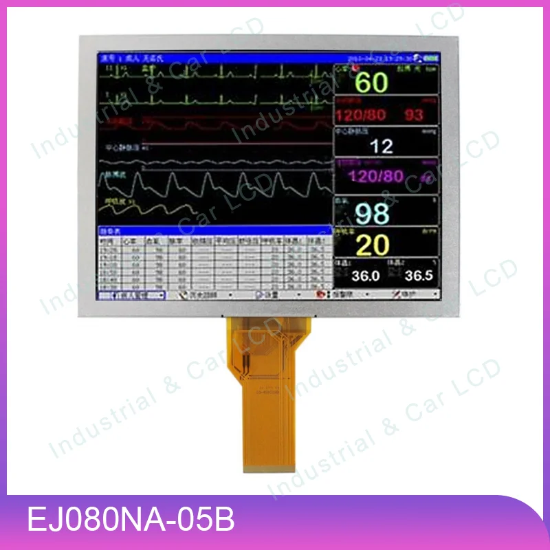 New EJ080NA-05B Original 8'' Inch LCD Display Screen Panel  EJ080NA 05B  800x600