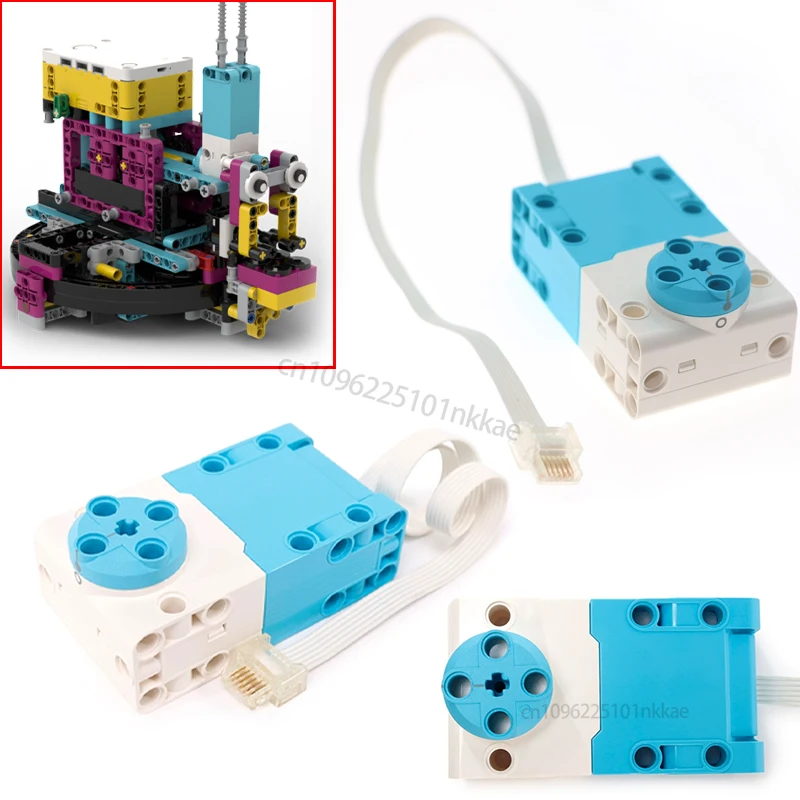 1-3Pcs SPIKE Core Motors 45678 45602 Large/Medium Motor Parts DIY Servo Education Bricks for School Electronics Toy Kids Gift