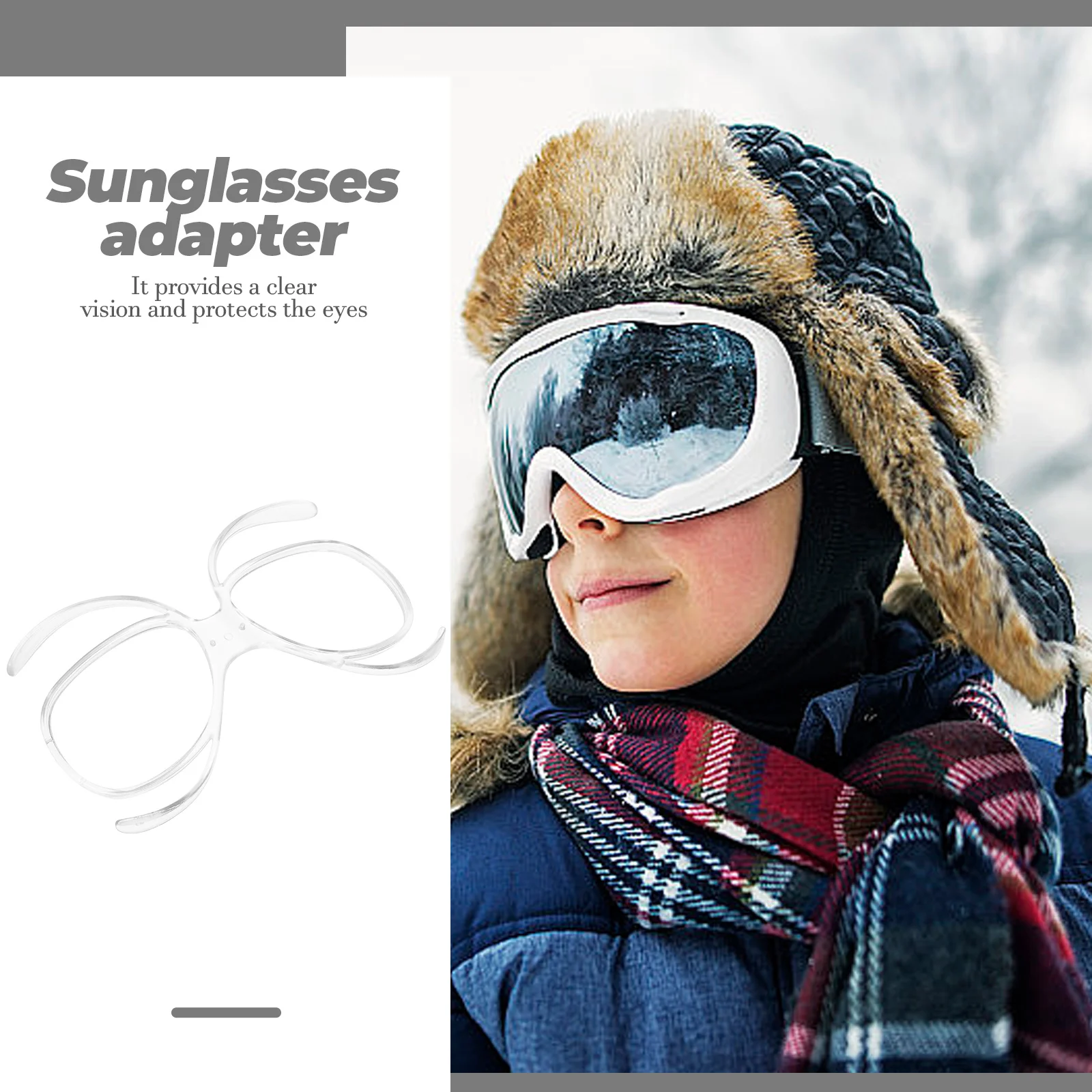 Skibrille Myopie Rahmenadapter Kurzsichtiges Sportglas Tr90 Material