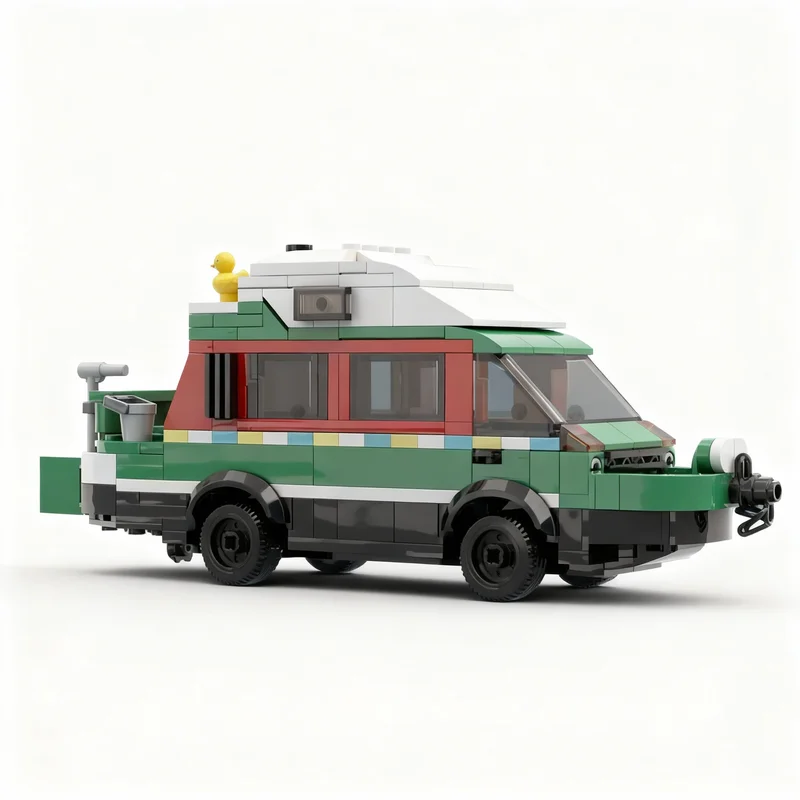 

348pcs MOC Top Gear Dampervan Cars Model Building Blocks Construction Toy Christmas Gifts DIY Creative Idea Education Assemble