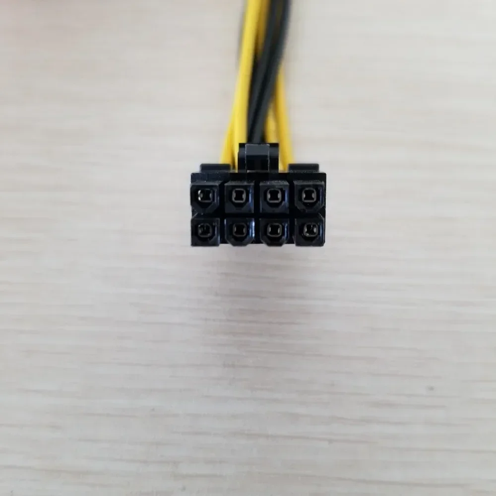 Cabo de alimentação pc, servidor interno dual 2 ide molex para cpu 8pin, cabo conversor 18awg, fio 15cm