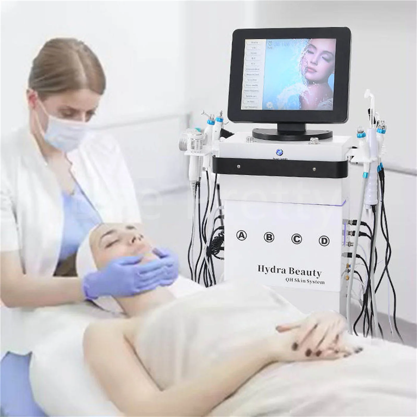 Professionele 14-in-1 Hydro Aqua Peeling Schoonheid Gezichtsapparatuur Verwijder mee-eter Gezichtsreiniging Verjonging Salon Gezichtsmachine