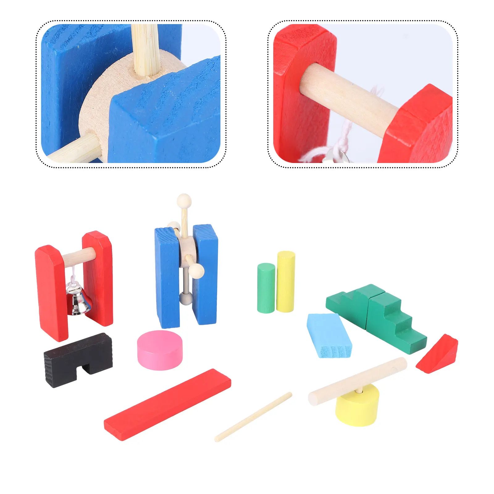 

Набор деревянных блоков-домино с мультяшными персонажами, развивающая игра для раннего развития, красочная игрушка для обучения и развлечения