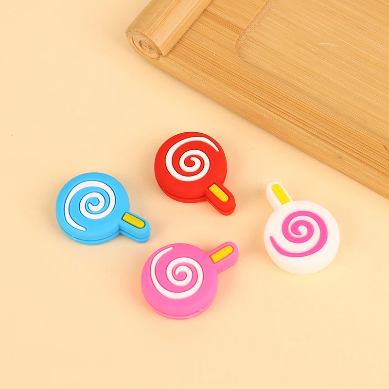 

Cartoon Lolly Shape Tennis Racket Shockproof Absorber Silicone Shock Absorption Tennis Racket Shock Pad Anti-Vibration Dampeners