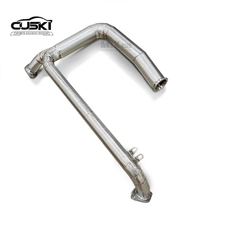 

High quality Stainless Steel exact downpipe for Porsche 718 Boxster/Cayman 2.0T 2016 Automobile Exhaust Modification
