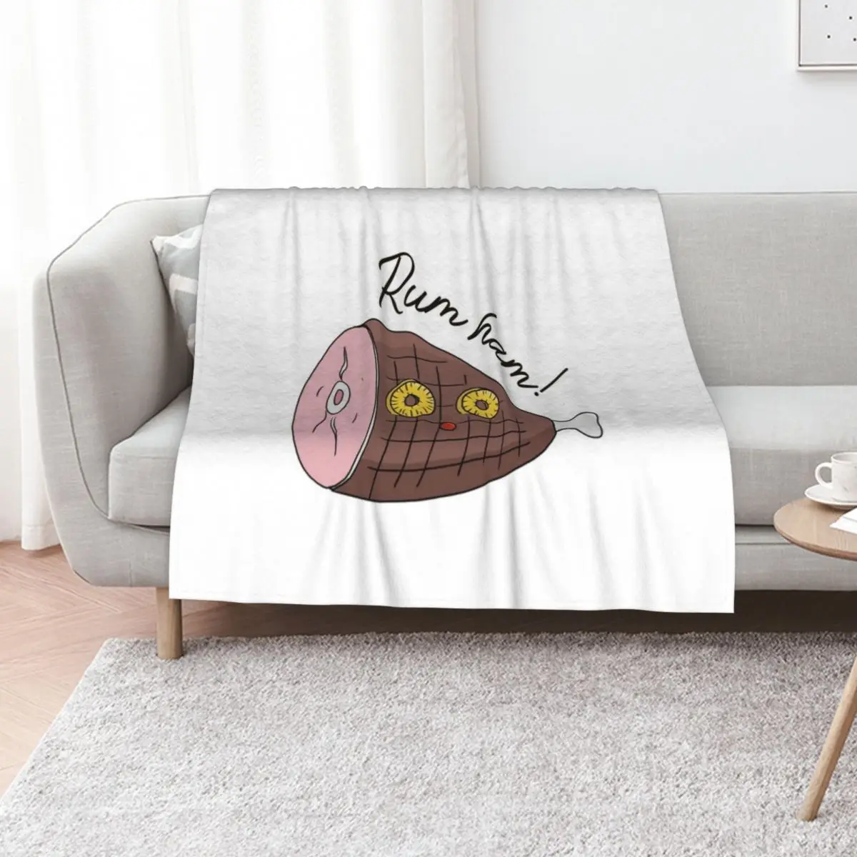 Rum ham - it_s always sunny Throw Blanket Bed linens Summer Beddings Decoratives Beautifuls Blankets For Sofas Weighted Blankets