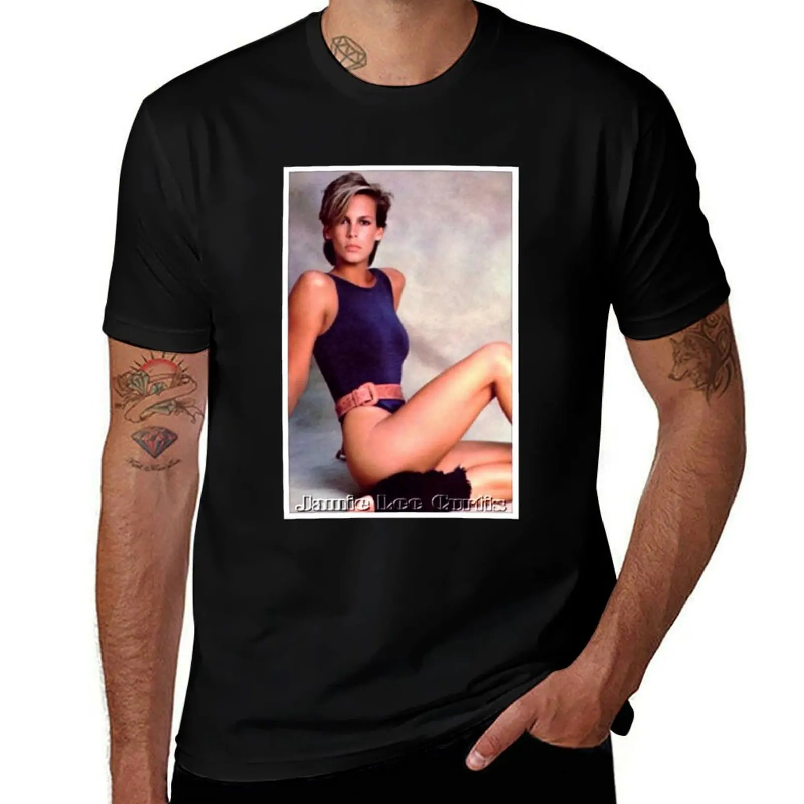 

Jamie Lee Curtis T-Shirt man t shirt summer man graphic t shirt man t shirt cotton high quality T-shirt