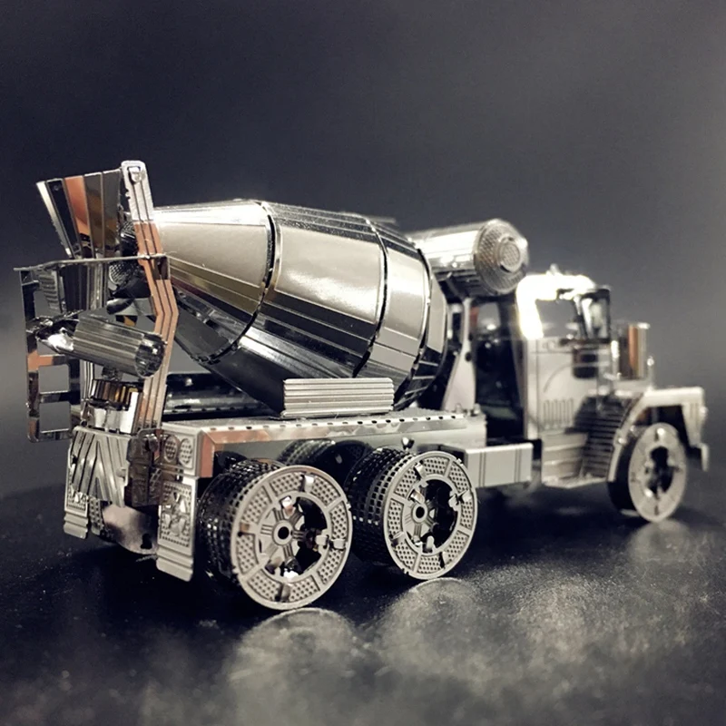 МОДЕЛЬ 3D комплект металлической модели CEMENT MIXER инженерная сборная модель автомобиля DIY 3D модель резки игрушка-головоломка для взрослых