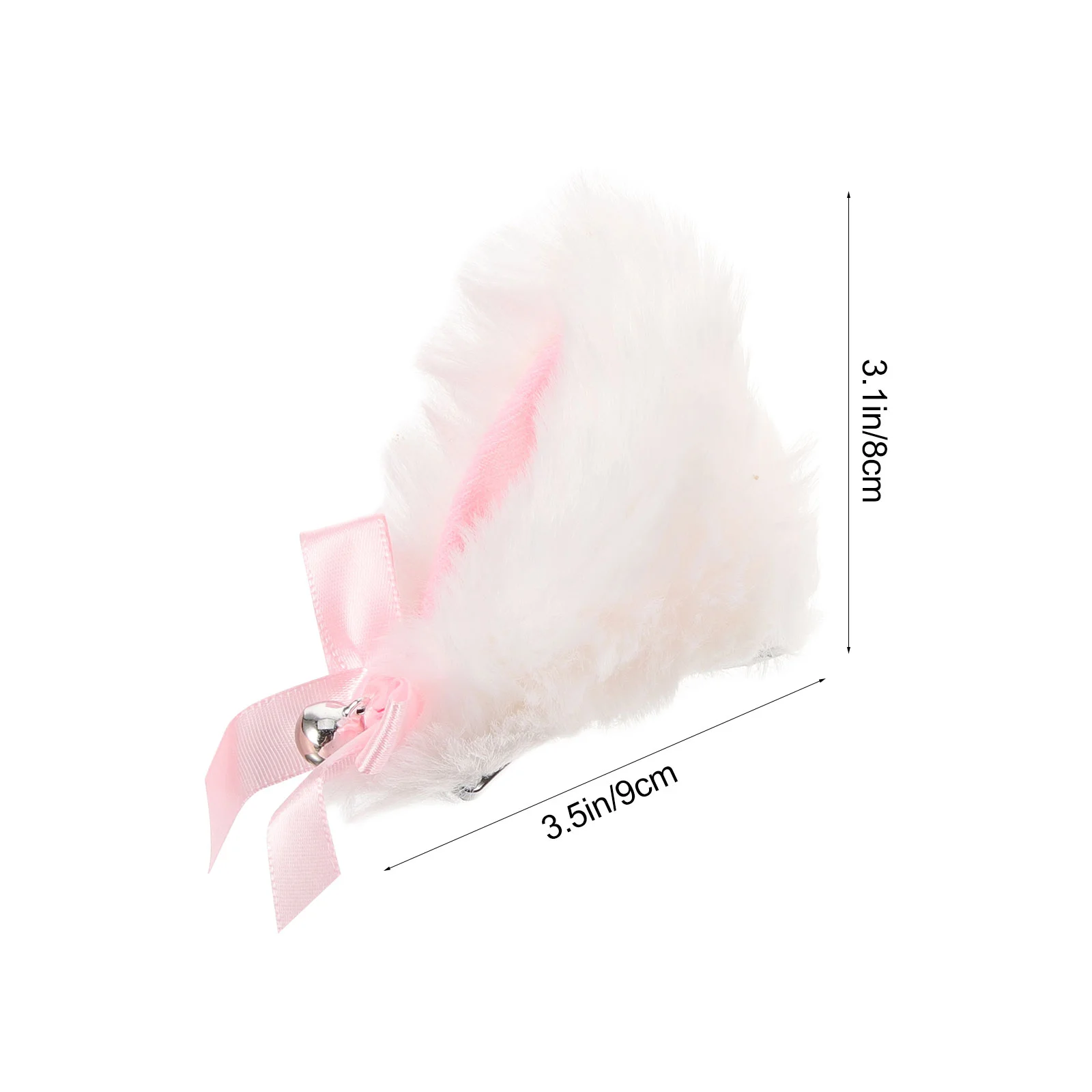 Horquilla con orejas de gato, Clips de calidad de piel de imitación suave para Halloween, tocado de fiesta, Adorable estilo de oreja de gato a la moda