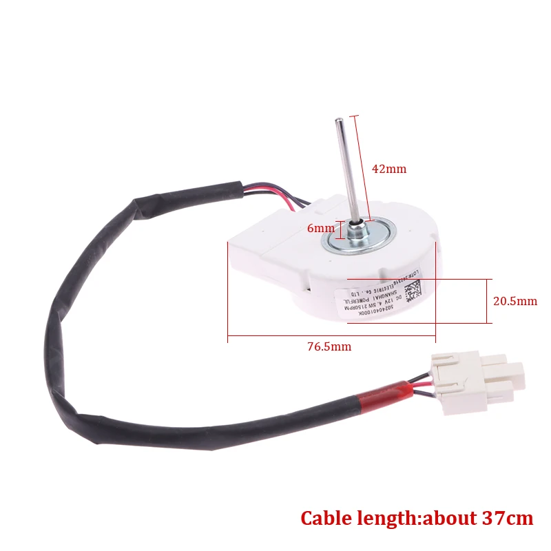 Motor lüfter Kühlschrank 50240401000k DC12V 4,5 W 2150 U/min Kühl motor Lüfter