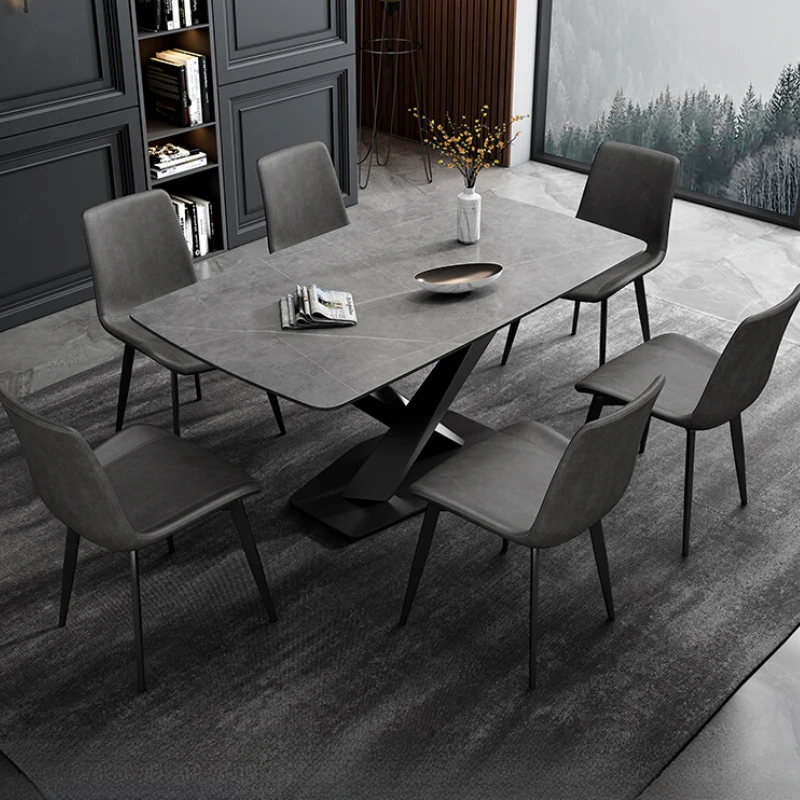 

For High Quality High Restaurant Table Modern Quality Nordic Simple Special Dining Table Light Luxury Art Mesas Jantar Furniture