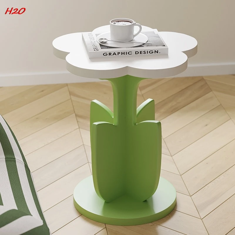 H2O Small Fresh Cream Style Decorative Coffee Table Floor Ornament Small Side Table Beside Sofa Bedroom Soft Furniture Hot New