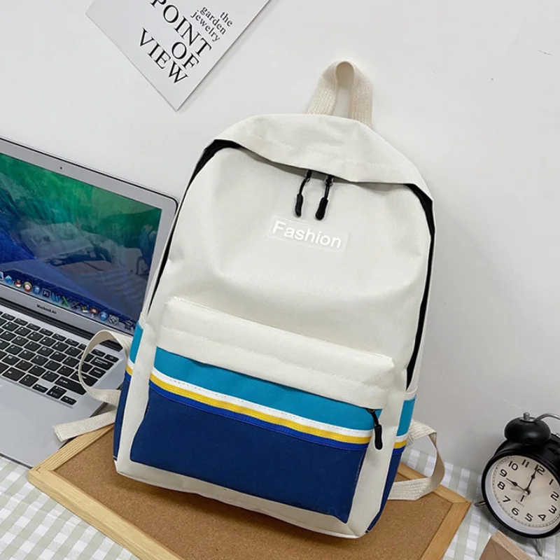 Waterproof Youth School Bag Nylon Canvas Versatile Backpack Fashion Girls Backpack Female Shoulder High School School