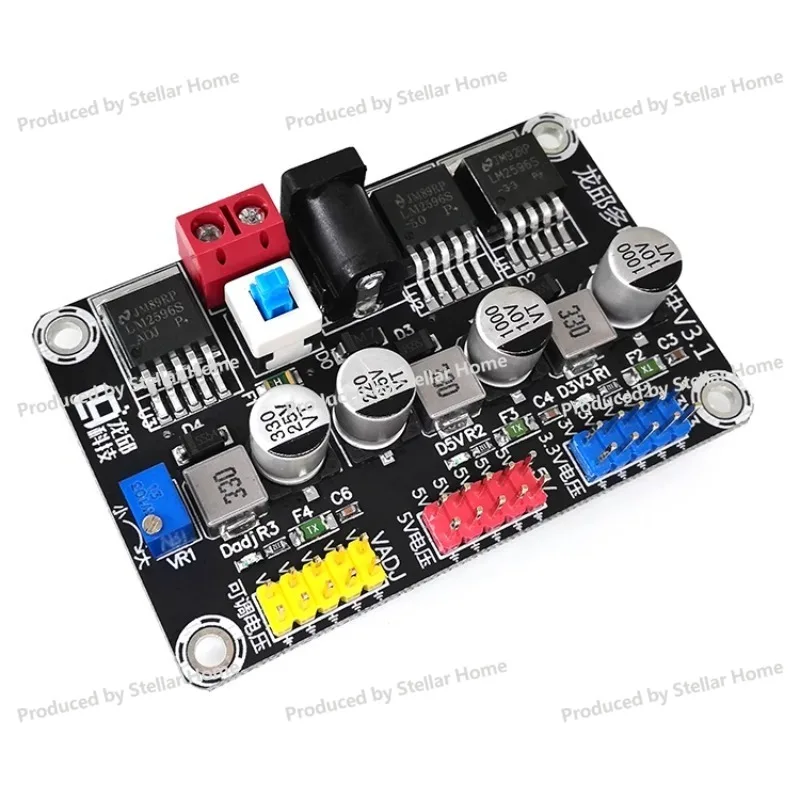 DC3.3V DC5V DC Adjustable, Regulated Power Supply Module LM2596 Electric Race Smart Car Experimental Power Supply Standing