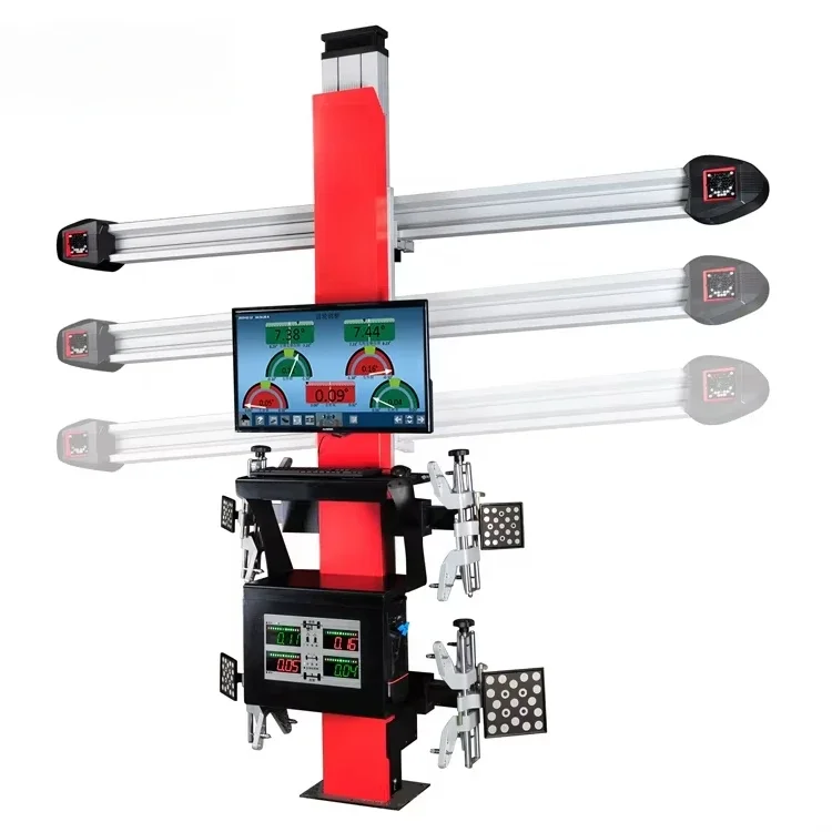 AA4C Camera Beam Manually Move + 2 Monitors Multi-language Free Update Computer Wheel Alignment 3D Wheel Aligner AA-DT111BT