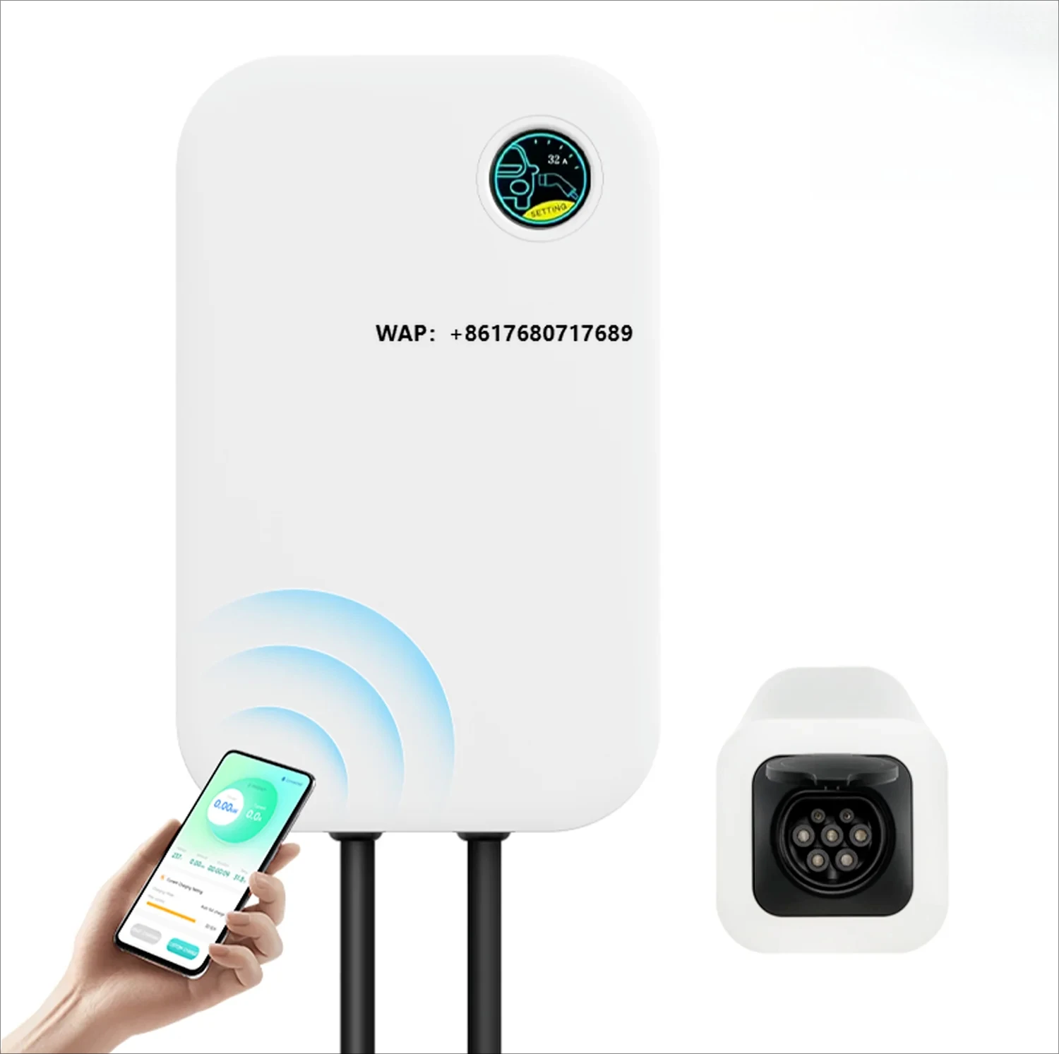 

50kW Car Charging Pile Mobile Application Control Electric Car Home Charger WiFi Bluetooth Connection