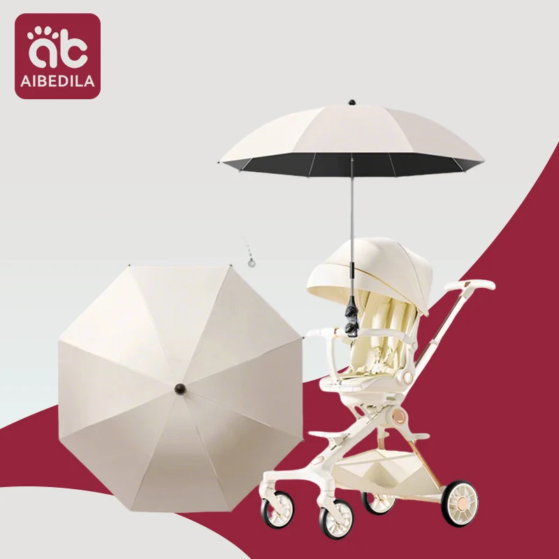 

Universal Baby Car Pram Umbrella Adjustable Shade Umbrella Uv Sunshade For Stroller Accessories Sun Visor Portable Parasol Items