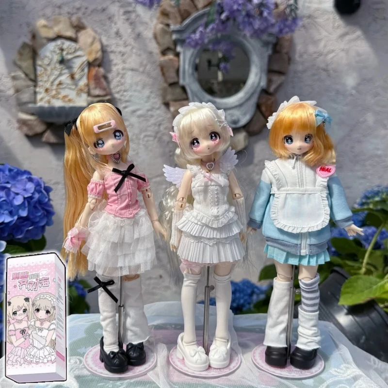 

Hot Dont Touch My Bangs 1/6 Scale Ball Jointed Doll Blind Box Kawaii Anime BJD Figure Cute Character Model Collectible Toy Gift