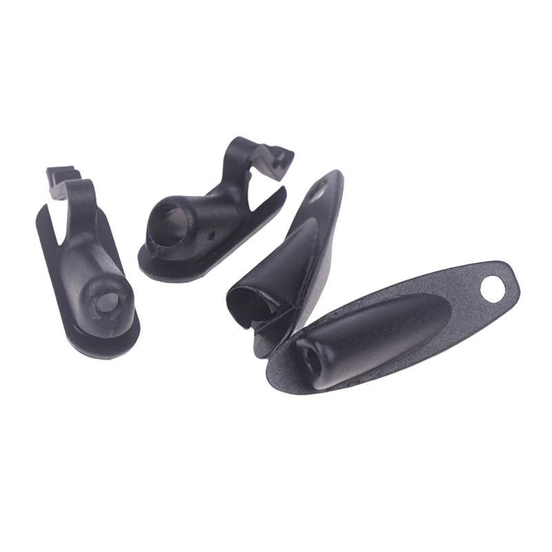 سدادات مبيت كابل الدراجة مكونة من 6 قطع - سدادات كابل الفرامل من النايلون لإطارات الطريق/الكربون، أغطية نهاية الإسكان سهلة التركيب