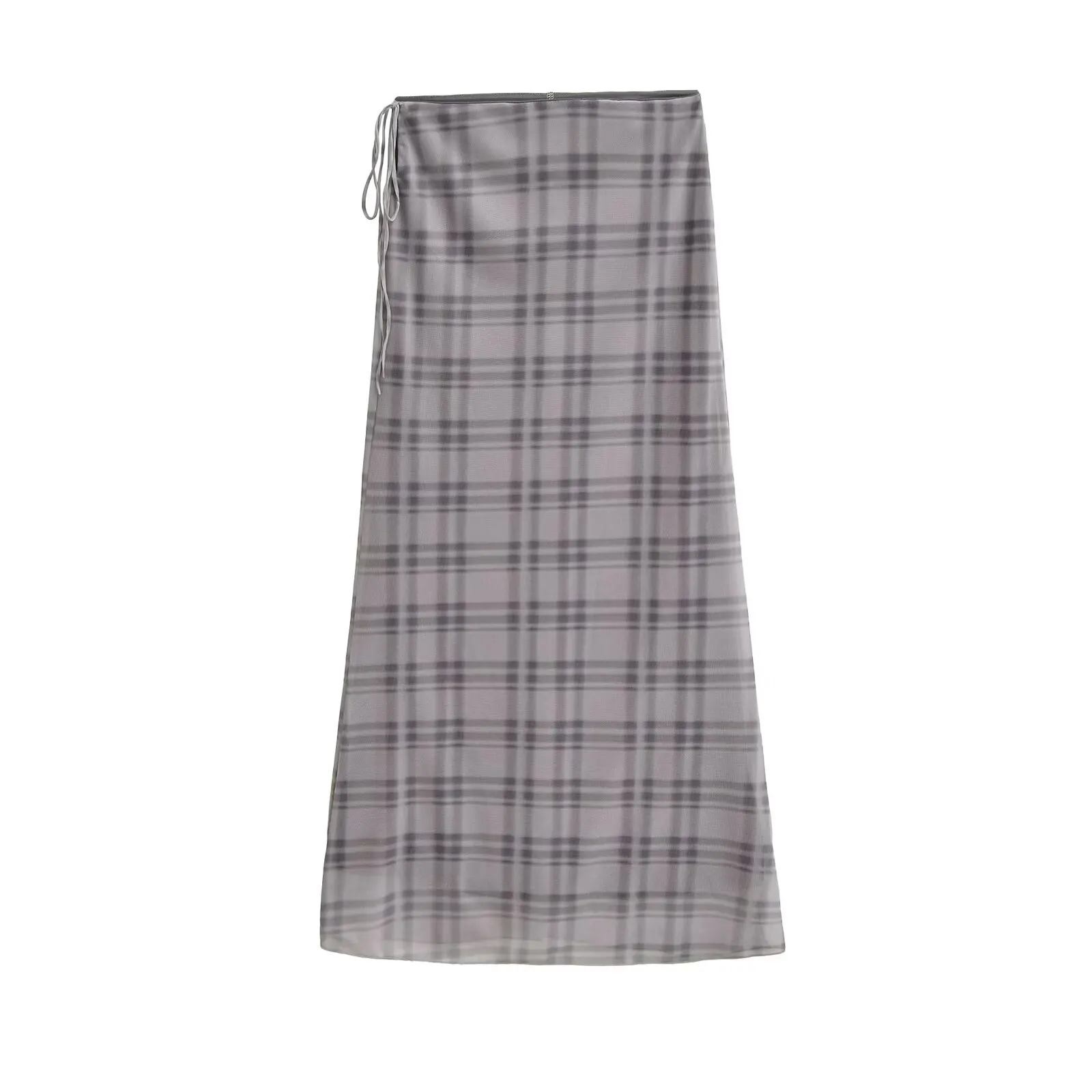 

Женская модная повседневная юбка-полусолнце в стиле ретро с кружевной подкладкой, уникальная длинная юбка для женщин, коллекция 2026 года